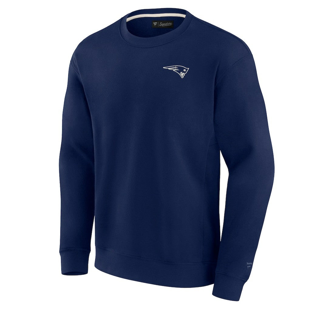 New England Patriots Unisex Elements Super Soft Pullover Sweatshirt - Navy Pullover