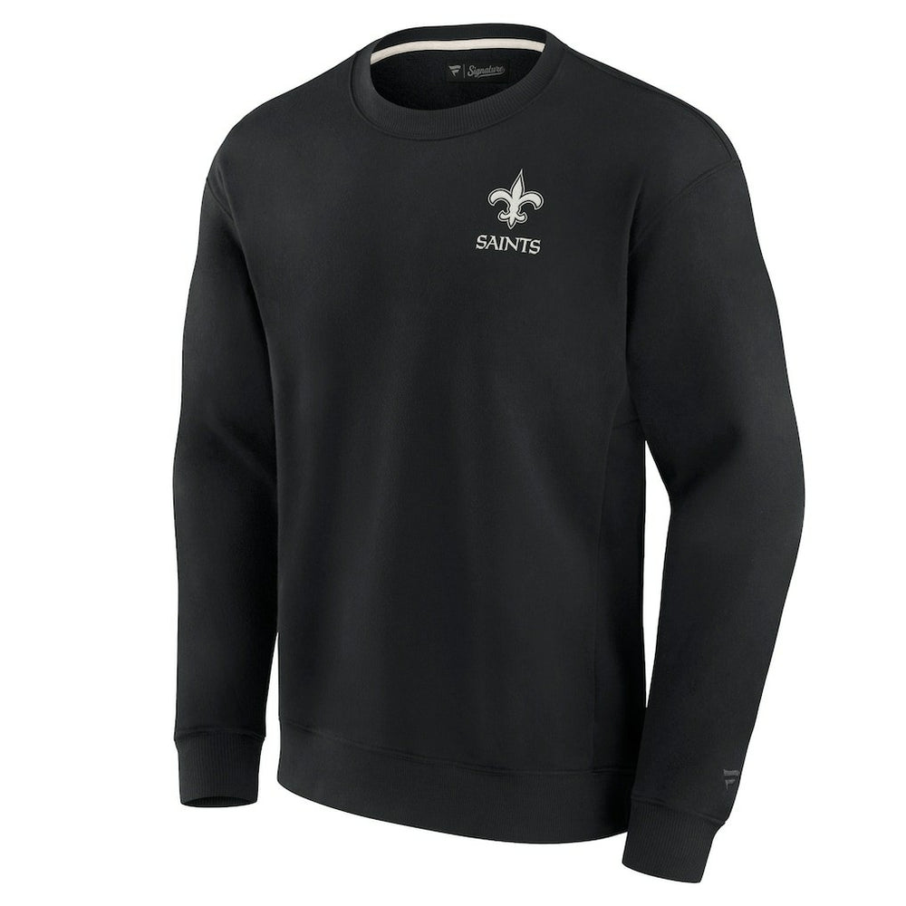 New Orleans Saints Unisex Elements Super Soft Pullover Sweatshirt - Black Pullover