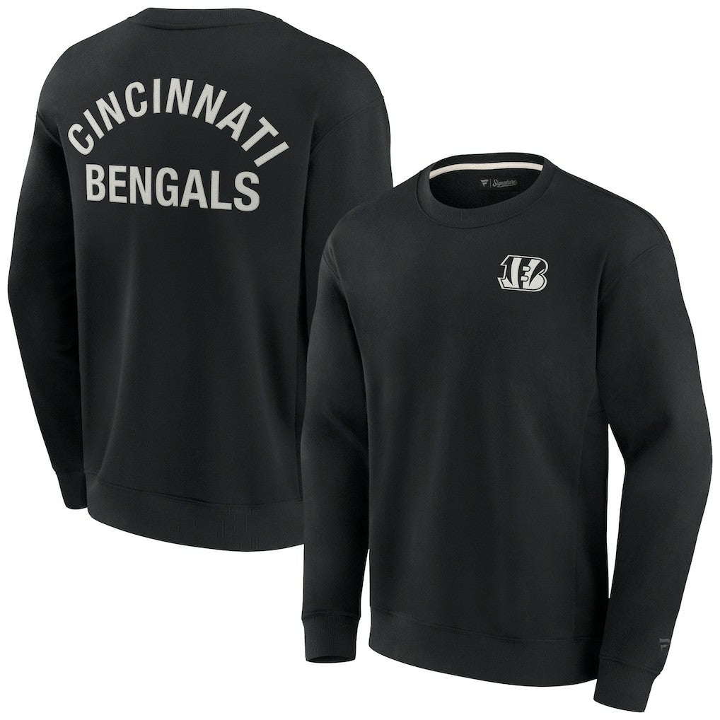 Cincinnati Bengals Unisex Elements Super Soft Pullover Sweatshirt - Black Pullover