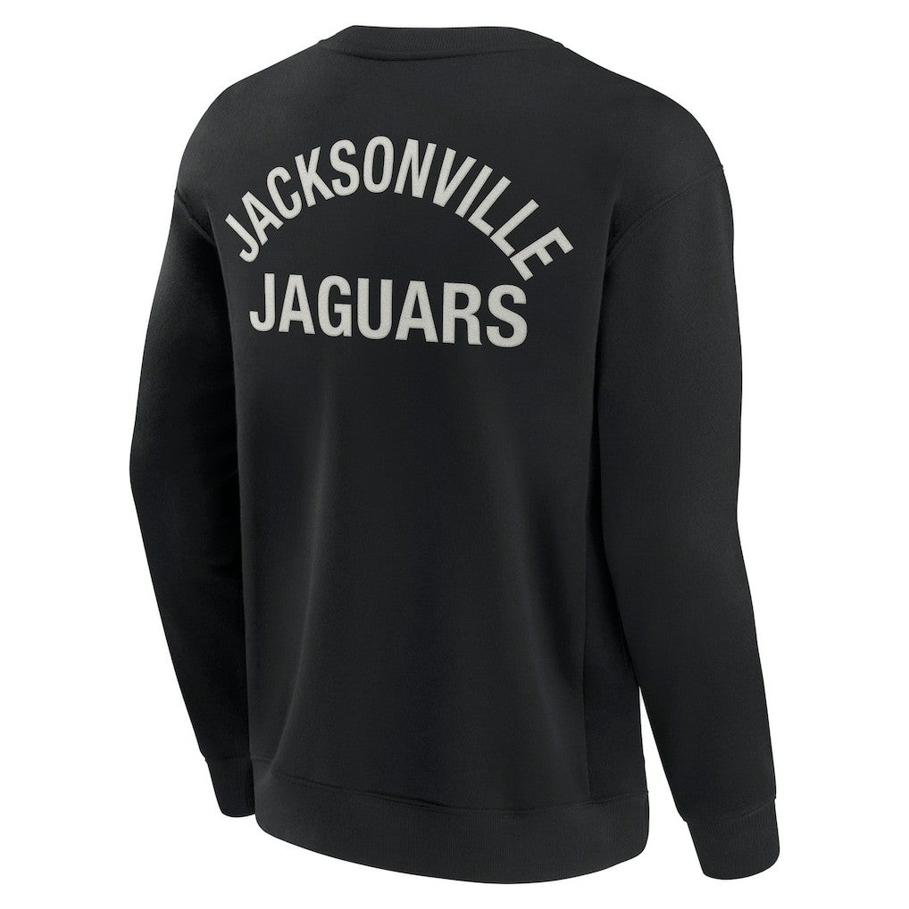 Jacksonville Jaguars Unisex Elements Super Soft Pullover Sweatshirt - Black Pullover