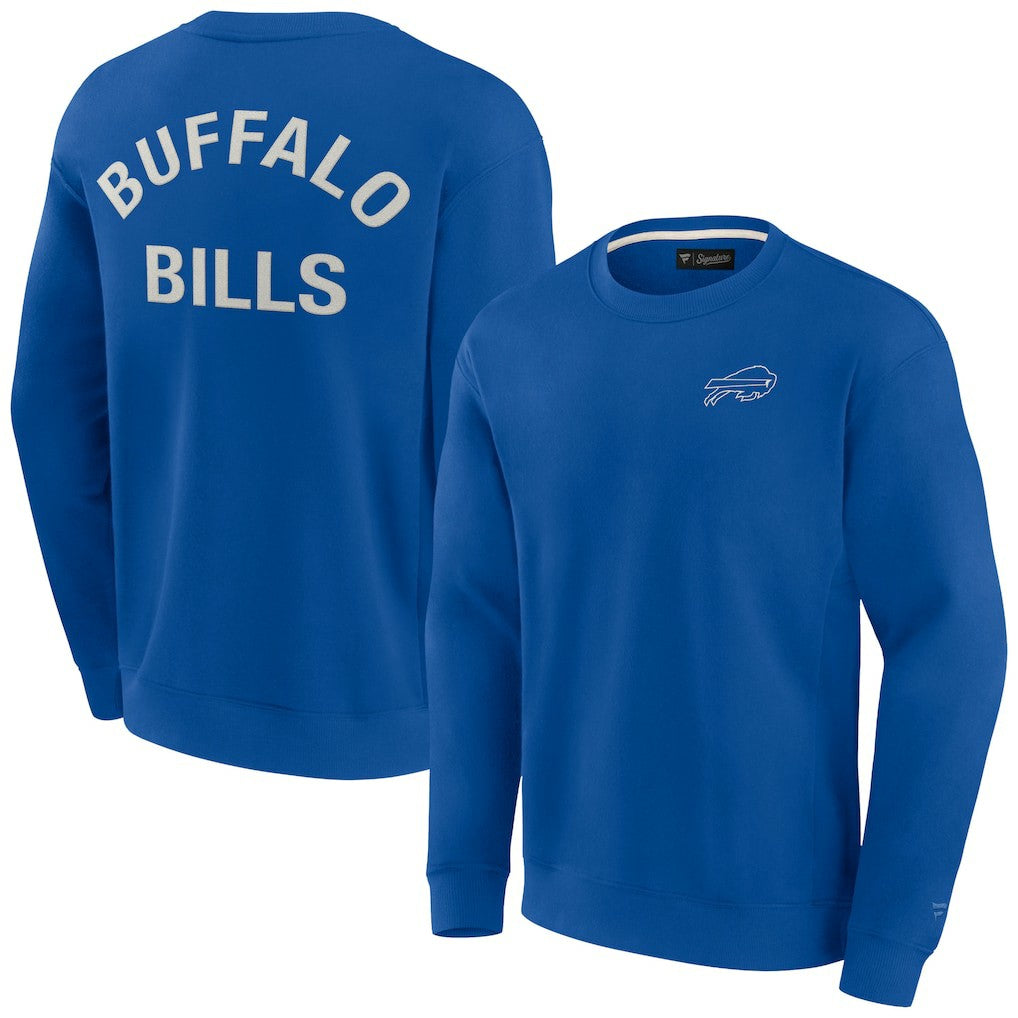 Buffalo Bills Unisex Elements Super Soft Pullover Sweatshirt - Royal Pullover