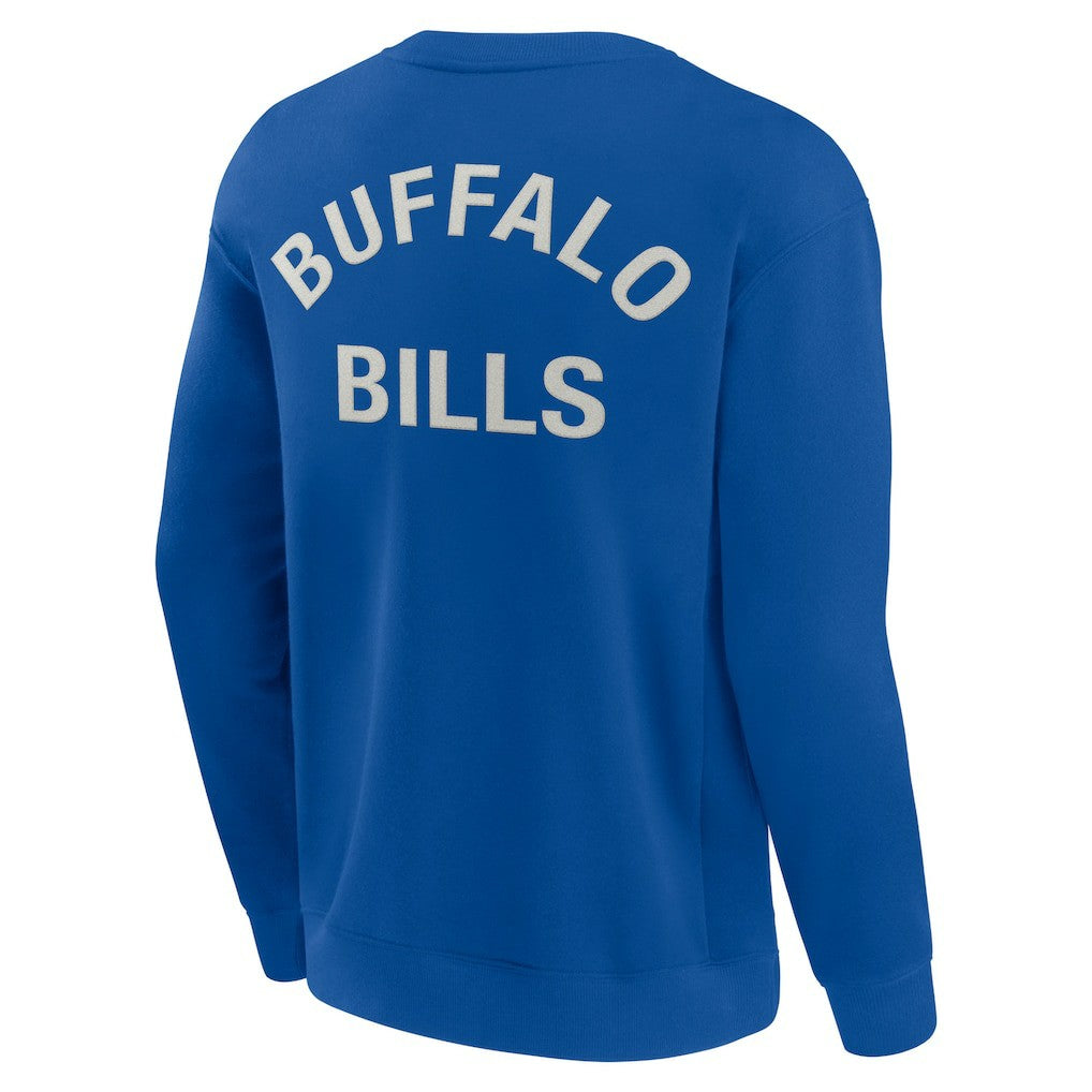 Buffalo Bills Unisex Elements Super Soft Pullover Sweatshirt - Royal Pullover