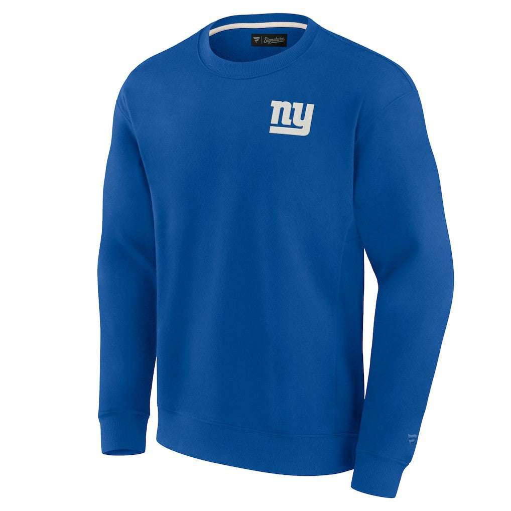 New York Giants Unisex Elements Super Soft Pullover Sweatshirt - Royal Pullover