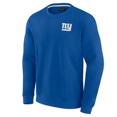 New York Giants Unisex Elements Super Soft Pullover Sweatshirt - Royal Pullover