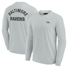 Baltimore Ravens Unisex Elements Super Soft Long Sleeve T-Shirt - Gray T-shirts