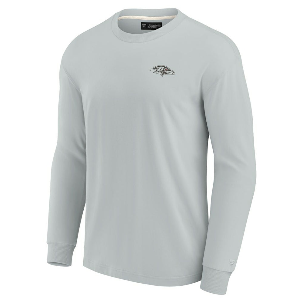 Baltimore Ravens Unisex Elements Super Soft Long Sleeve T-Shirt - Gray T-shirts