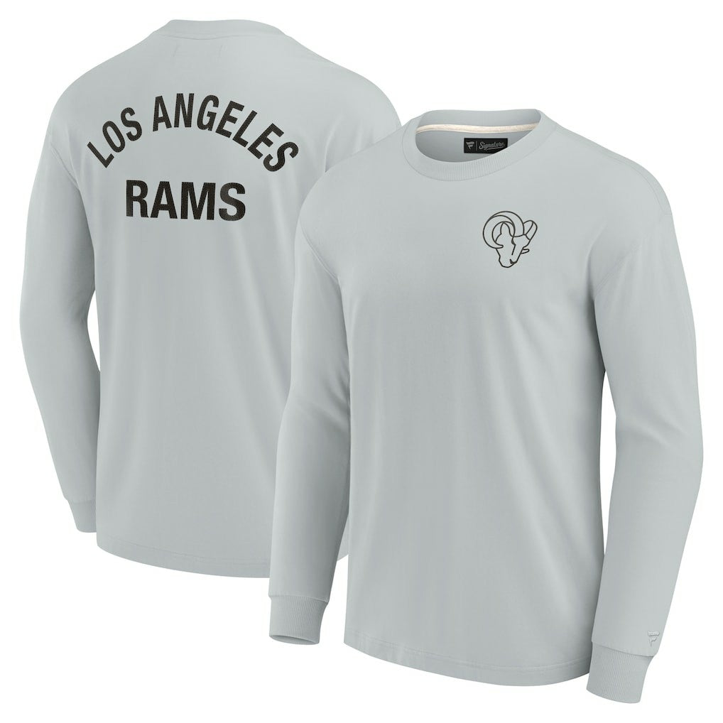 Los Angeles Rams Unisex Elements Super Soft Long Sleeve T-Shirt - Gray T-shirts