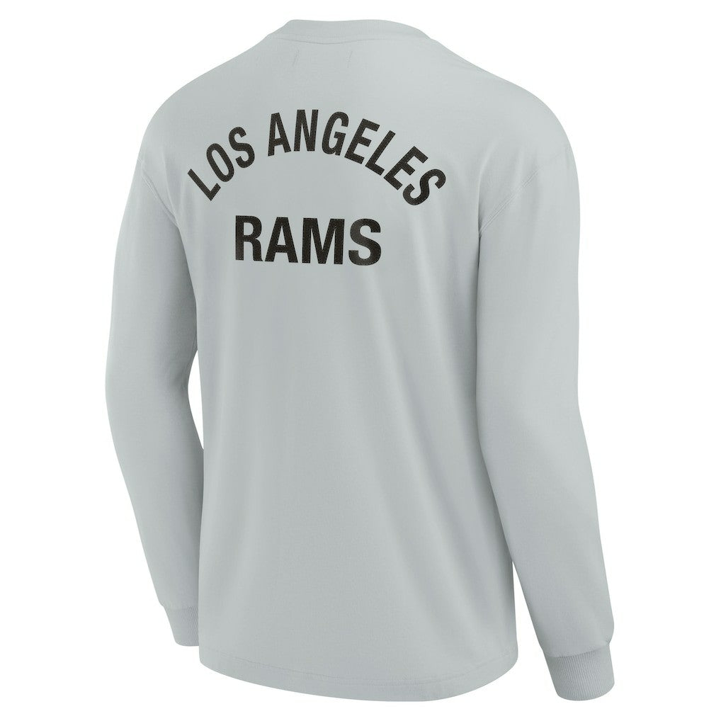 Los Angeles Rams Unisex Elements Super Soft Long Sleeve T-Shirt - Gray T-shirts