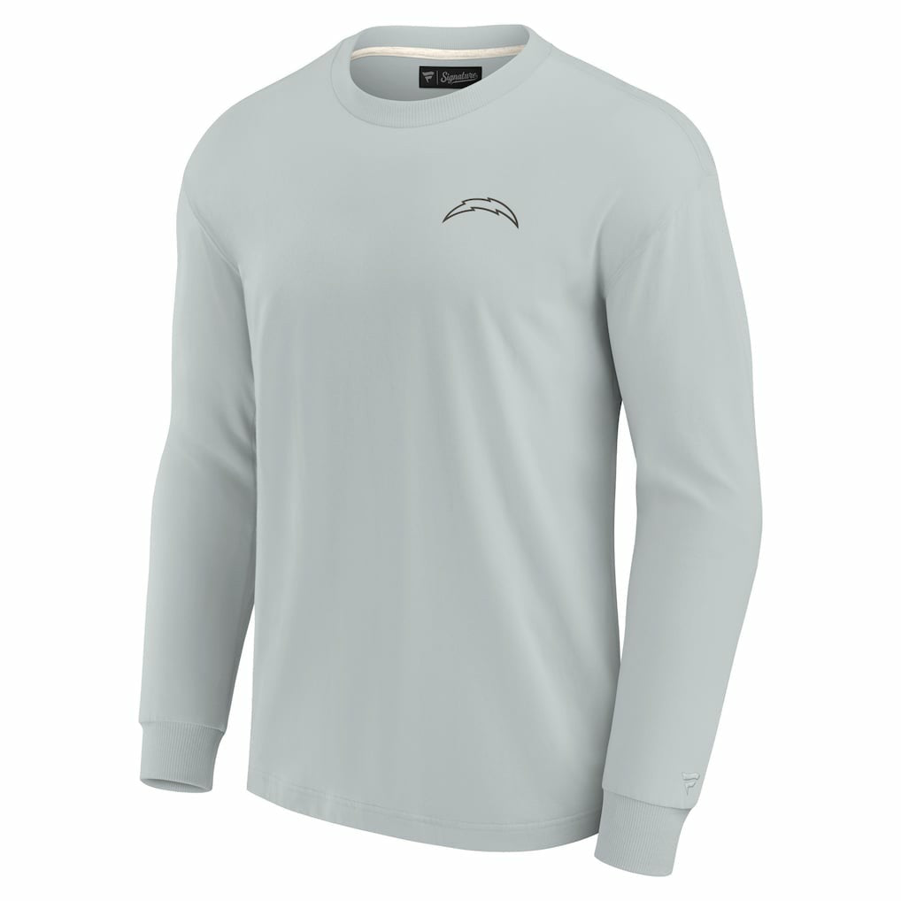 Los Angeles Chargers Unisex Elements Super Soft Long Sleeve T-Shirt - Gray T-shirts
