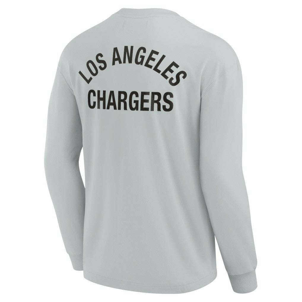 Los Angeles Chargers Unisex Elements Super Soft Long Sleeve T-Shirt - Gray T-shirts