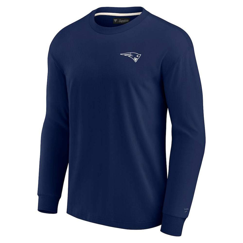 New England Patriots Unisex Elements Super Soft Long Sleeve T-Shirt - Navy T-shirts