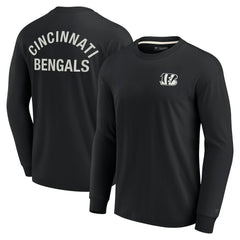 Cincinnati Bengals Unisex Elements Super Soft Long Sleeve T-Shirt - Black T-shirts