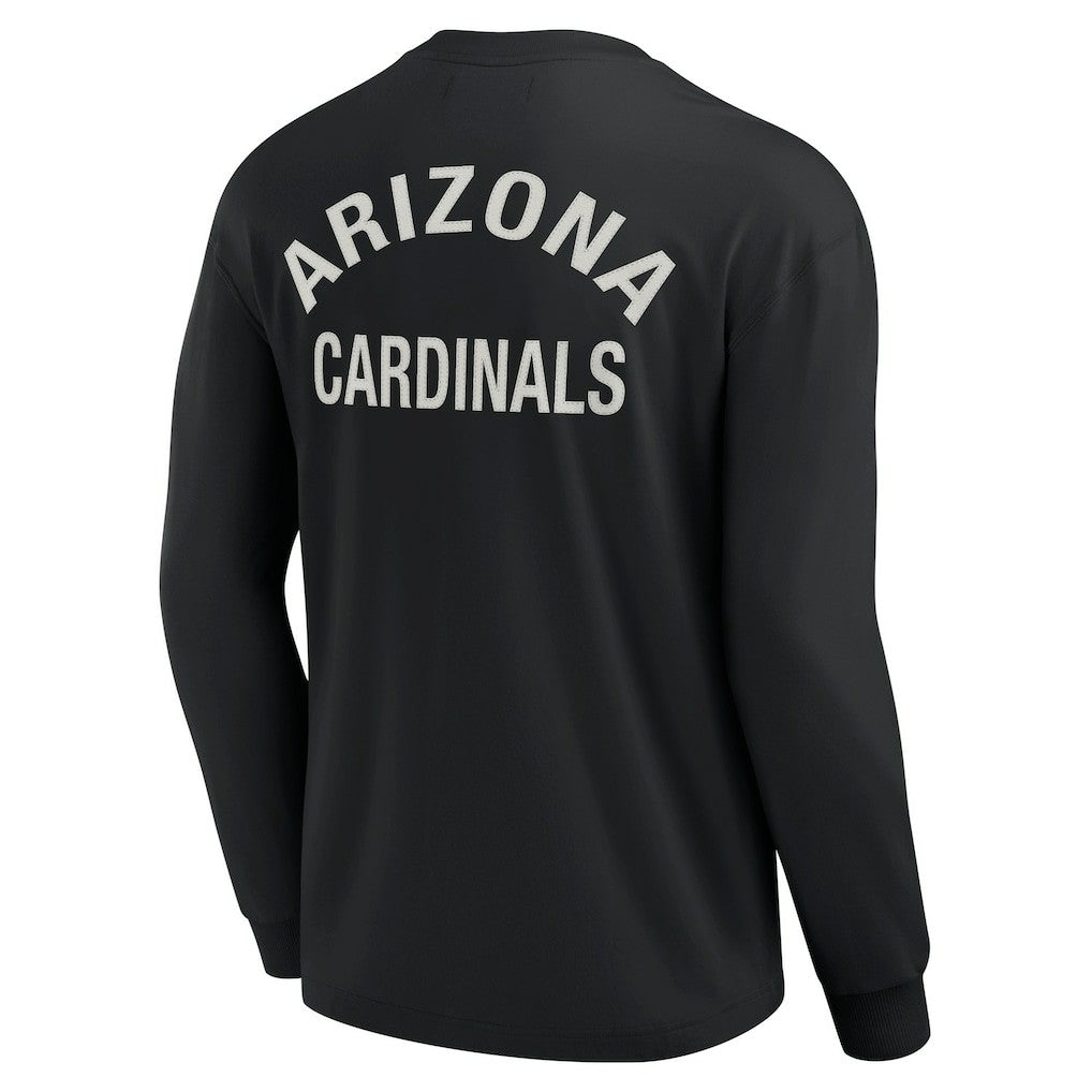 Arizona Cardinals Unisex Elements Super Soft Long Sleeve T-Shirt - Black T-shirts