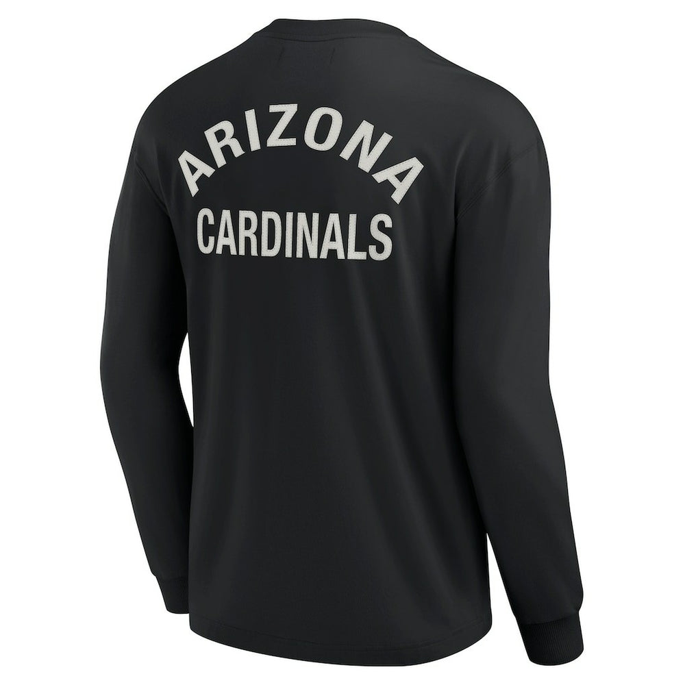 Arizona Cardinals Unisex Elements Super Soft Long Sleeve T-Shirt - Black T-shirts