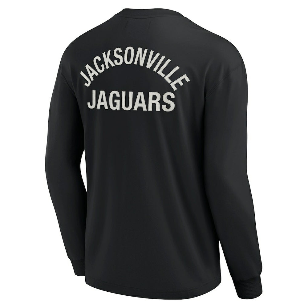 Jacksonville Jaguars Unisex Elements Super Soft Long Sleeve T-Shirt - Black T-shirts