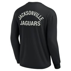 Jacksonville Jaguars Unisex Elements Super Soft Long Sleeve T-Shirt - Black T-shirts