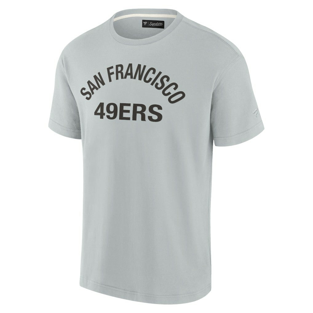San Francisco 49ers Unisex Elements Super Soft Short Sleeve T-Shirt - Gray T-shirts