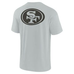 San Francisco 49ers Unisex Elements Super Soft Short Sleeve T-Shirt - Gray T-shirts