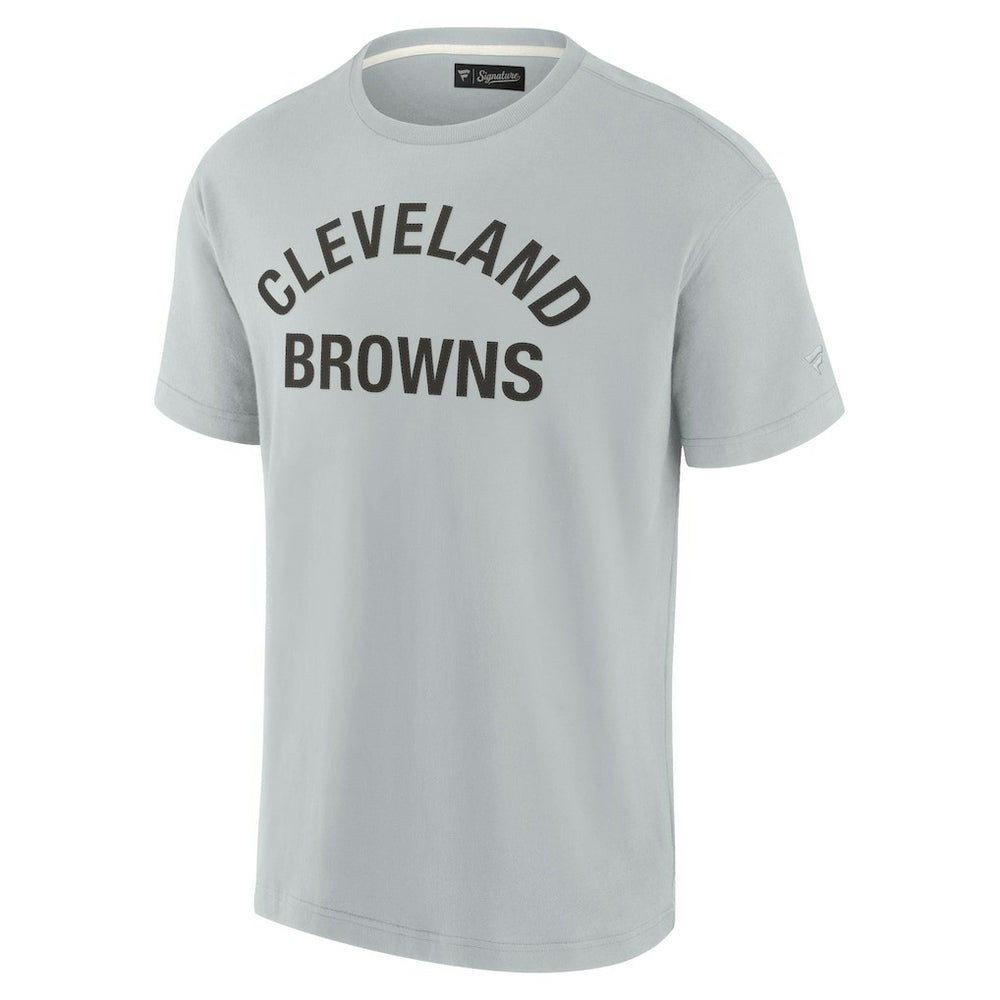 Cleveland Browns Unisex Elements Super Soft Short Sleeve T-Shirt - Gray T-shirts