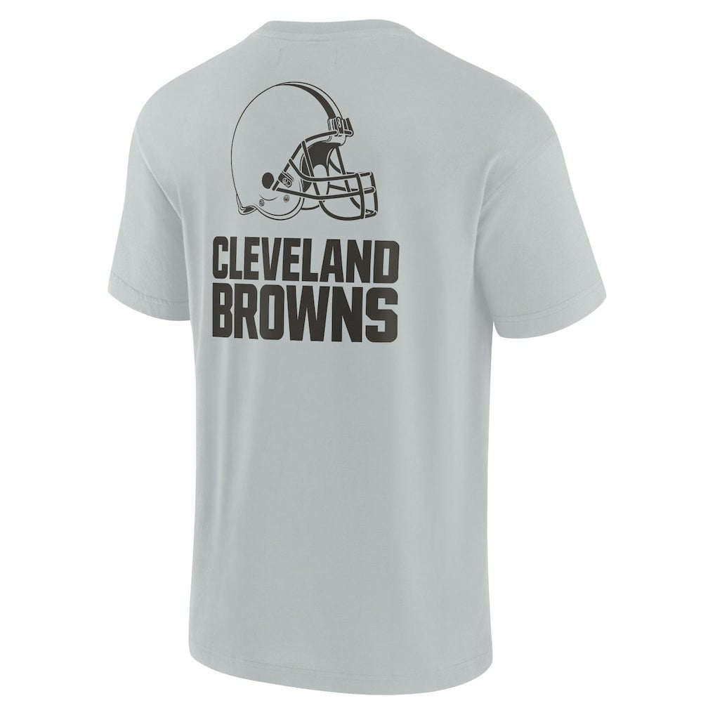 Cleveland Browns Unisex Elements Super Soft Short Sleeve T-Shirt - Gray T-shirts