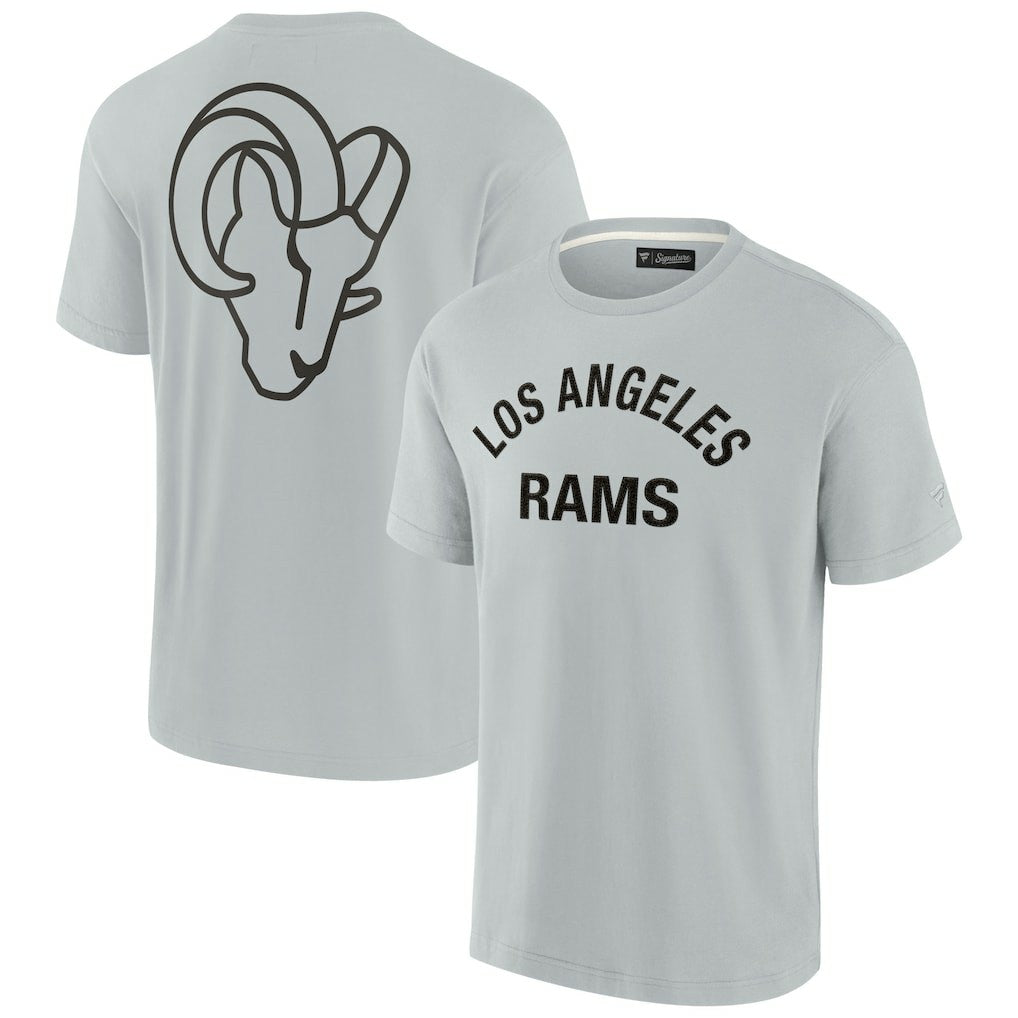 Los Angeles Rams Unisex Elements Super Soft Short Sleeve T-Shirt - Gray T-shirts
