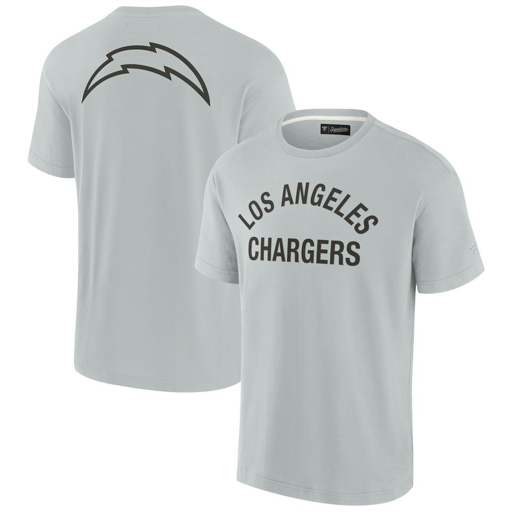 Los Angeles Chargers Unisex Elements Super Soft Short Sleeve T-Shirt - Gray T-shirts