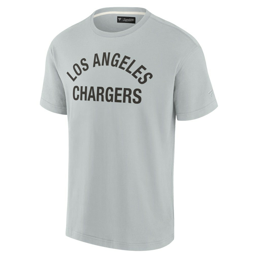 Los Angeles Chargers Unisex Elements Super Soft Short Sleeve T-Shirt - Gray T-shirts