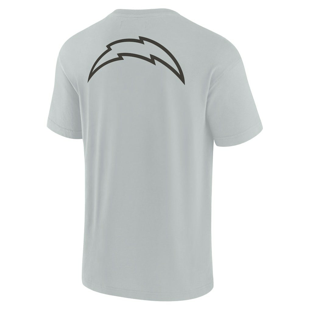 Los Angeles Chargers Unisex Elements Super Soft Short Sleeve T-Shirt - Gray T-shirts