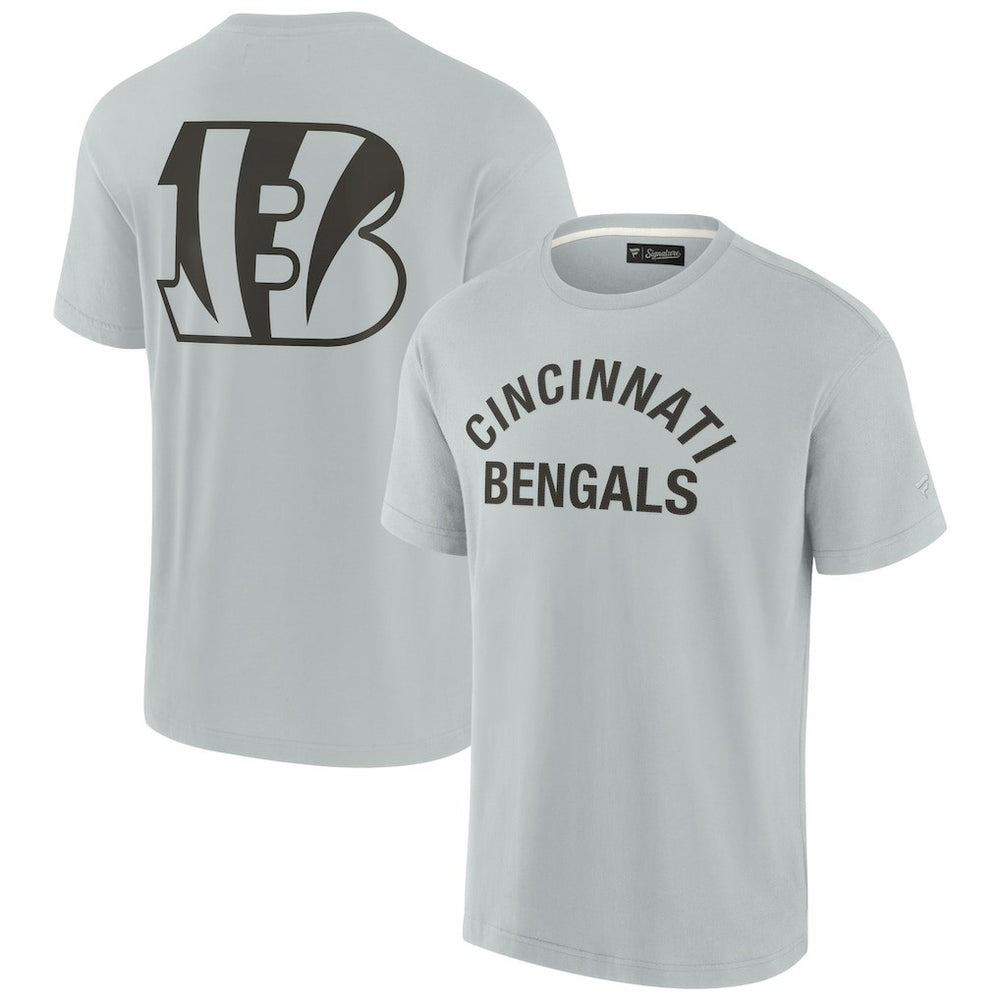 Cincinnati Bengals Unisex Elements Super Soft Short Sleeve T-Shirt - Gray T-shirts
