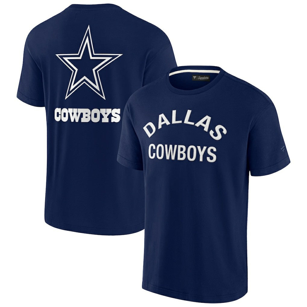 Dallas Cowboys Unisex Elements Super Soft Short Sleeve T-Shirt - Navy T-shirts