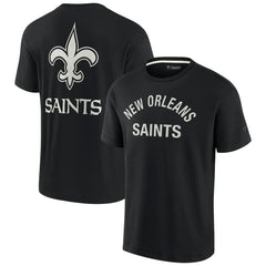 New Orleans Saints Unisex Elements Super Soft Short Sleeve T-Shirt - Black T-shirts