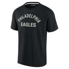 Philadelphia Eagles Unisex Elements Super Soft Short Sleeve T-Shirt - Black T-shirts