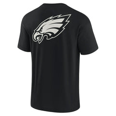 Philadelphia Eagles Unisex Elements Super Soft Short Sleeve T-Shirt - Black T-shirts