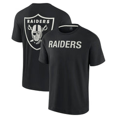 Las Vegas Raiders Unisex Elements Super Soft Short Sleeve T-Shirt - Black T-shirts