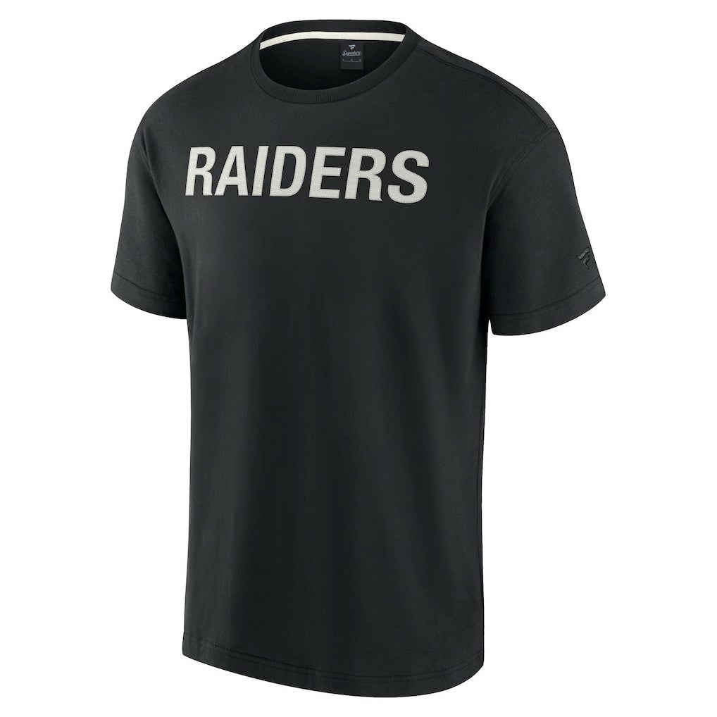 Las Vegas Raiders Unisex Elements Super Soft Short Sleeve T-Shirt - Black T-shirts