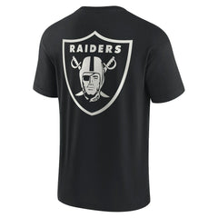Las Vegas Raiders Unisex Elements Super Soft Short Sleeve T-Shirt - Black T-shirts