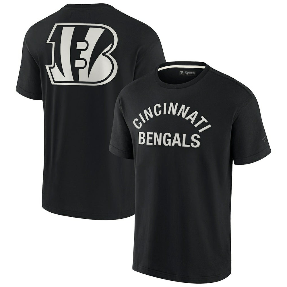 Cincinnati Bengals Unisex Elements Super Soft Short Sleeve T-Shirt - Black T-shirts