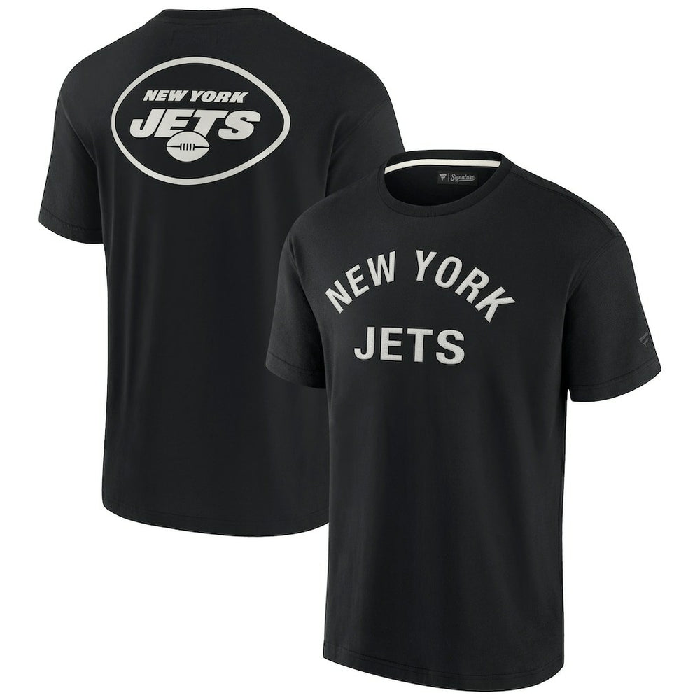 New York Jets Unisex Elements Super Soft Short Sleeve T-Shirt - Black T-shirts
