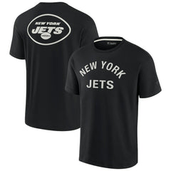 New York Jets Unisex Elements Super Soft Short Sleeve T-Shirt - Black T-shirts