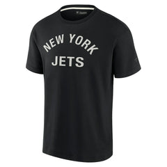 New York Jets Unisex Elements Super Soft Short Sleeve T-Shirt - Black T-shirts