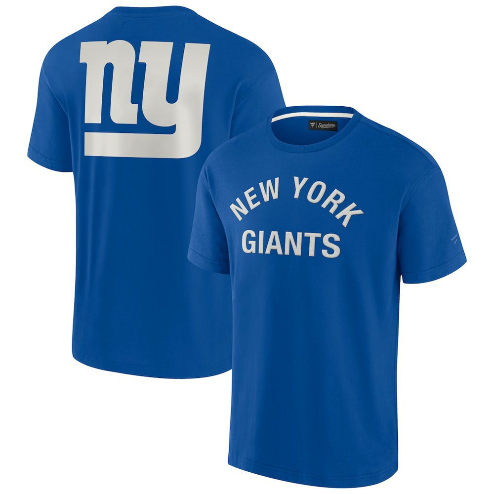 New York Giants Unisex Elements Super Soft Short Sleeve T-Shirt - Royal T-shirts