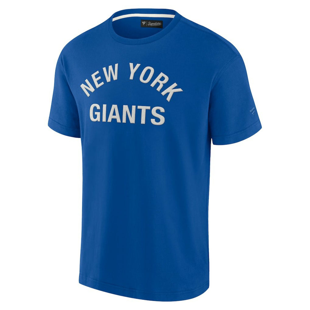 New York Giants Unisex Elements Super Soft Short Sleeve T-Shirt - Royal T-shirts
