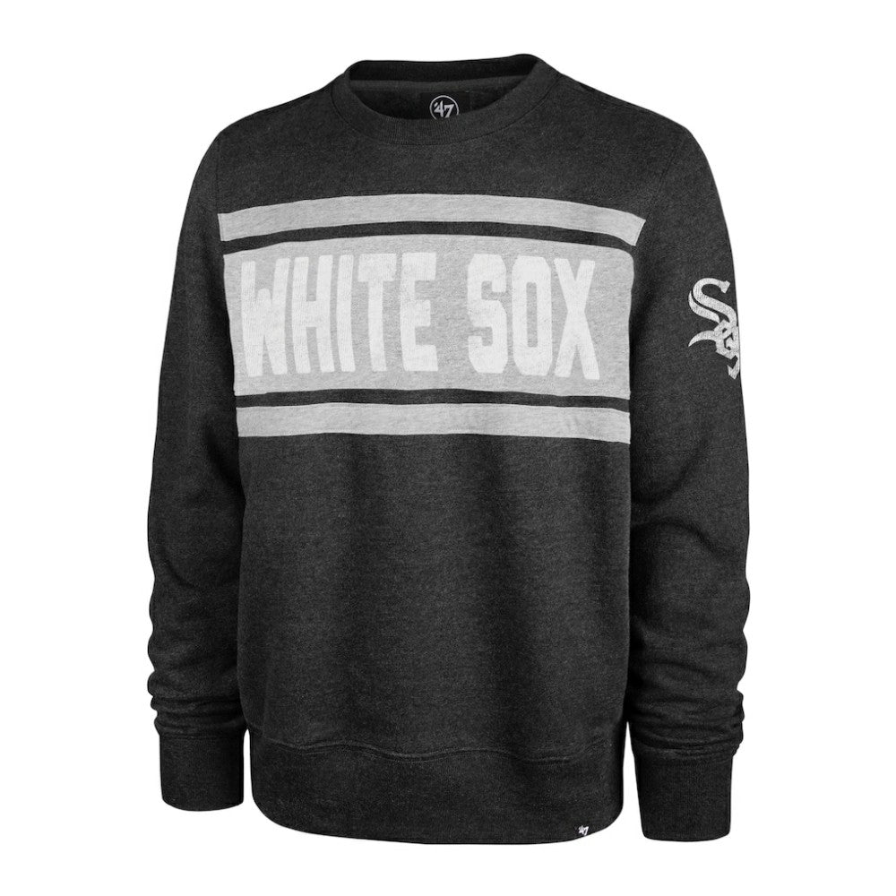 Chicago White Sox '47 Bypass Tribeca Pullover Sweatshirt - Black Pullover