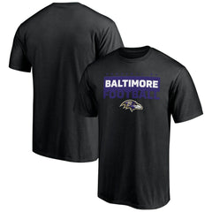 Baltimore Ravens Gain Ground T-Shirt - Black T-shirts