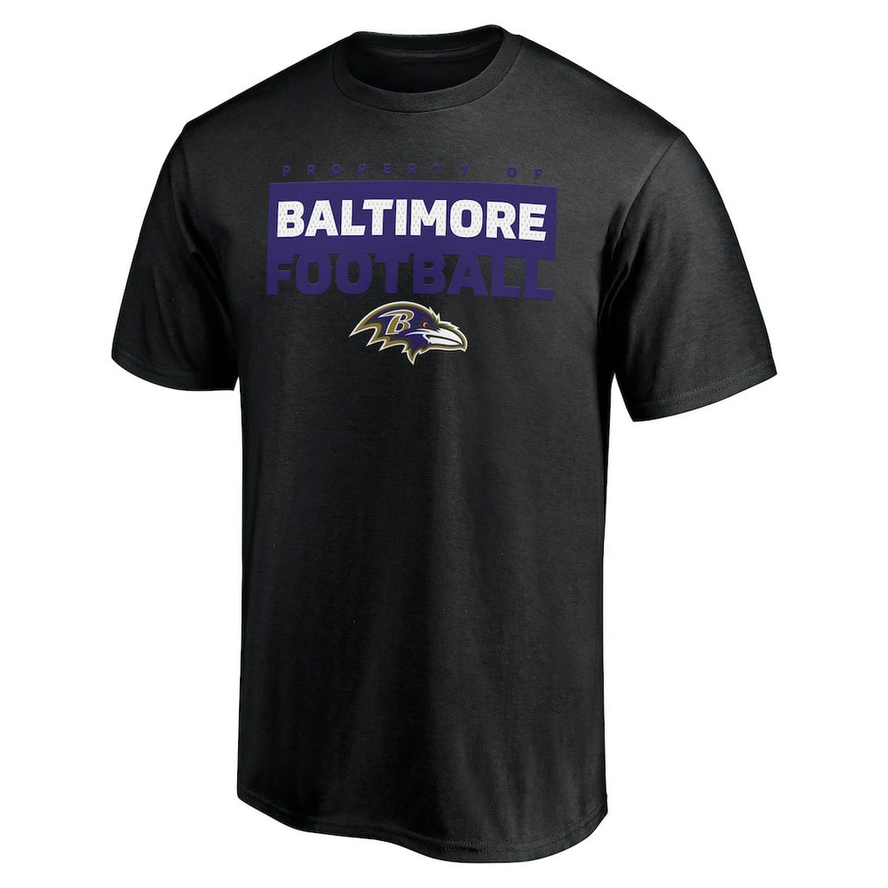 Baltimore Ravens Gain Ground T-Shirt - Black T-shirts