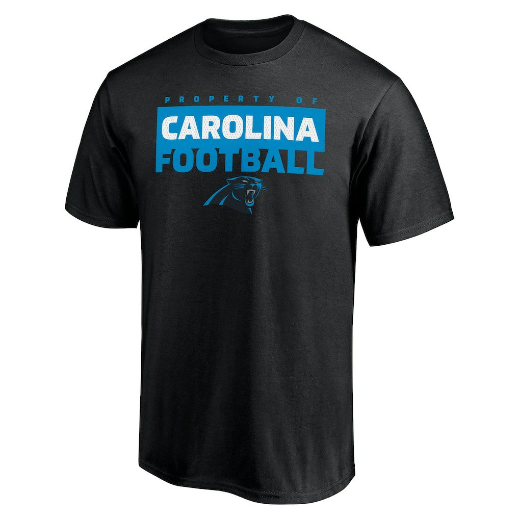 Carolina Panthers Gain Ground T-Shirt - Black T-shirts