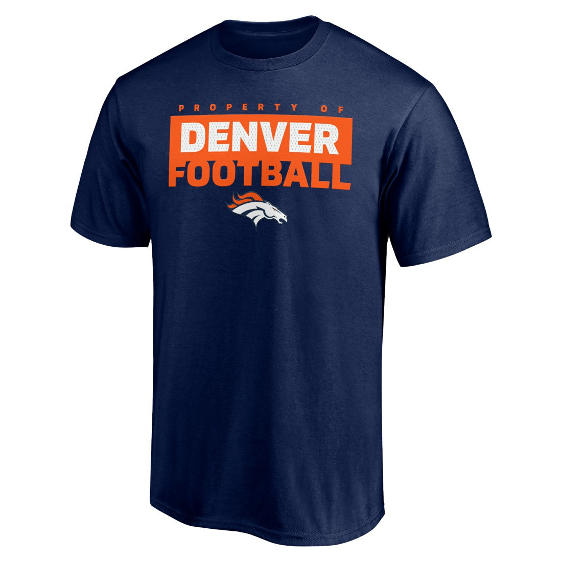 Denver Broncos Gain Ground T-Shirt - Navy T-shirts