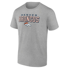 Denver Broncos Swagger T-Shirt - Heather Gray T-shirts