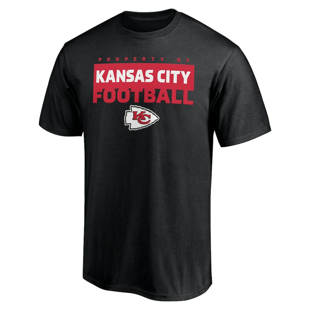 Kansas City Chiefs Gain Ground T-Shirt - Black T-shirts
