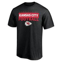 Kansas City Chiefs Gain Ground T-Shirt - Black T-shirts